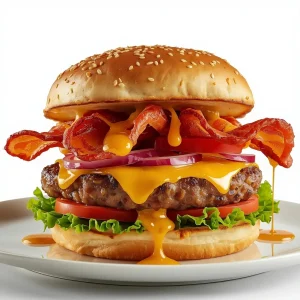 Bacon Cheeseburger Waffle House Menu