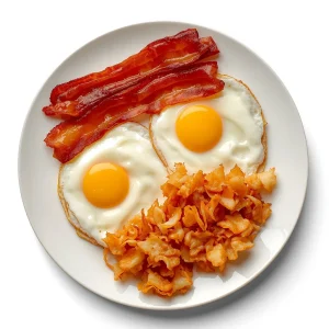 Breakfast 4 Waffle House Bacon & Egg Plate 2026
