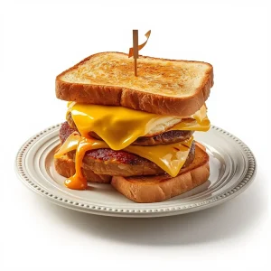 Full Menu 17 Waffle House Sausage, Egg & Cheese Breakfast Sandwich