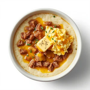 Full Menu 46 Waffle House Sausage, Egg & Cheese Grits Bowl