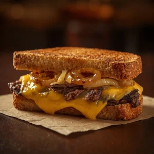 Cheesesteak Melt Waffle house menu