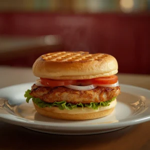 Angus Burgers & Sandwiches Menu 7 waffle house Chicken Sandwich