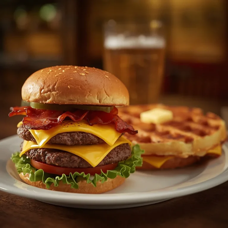 Angus Burgers & Sandwiches Menu 23 Waffle house menu Double Angus + Waffle